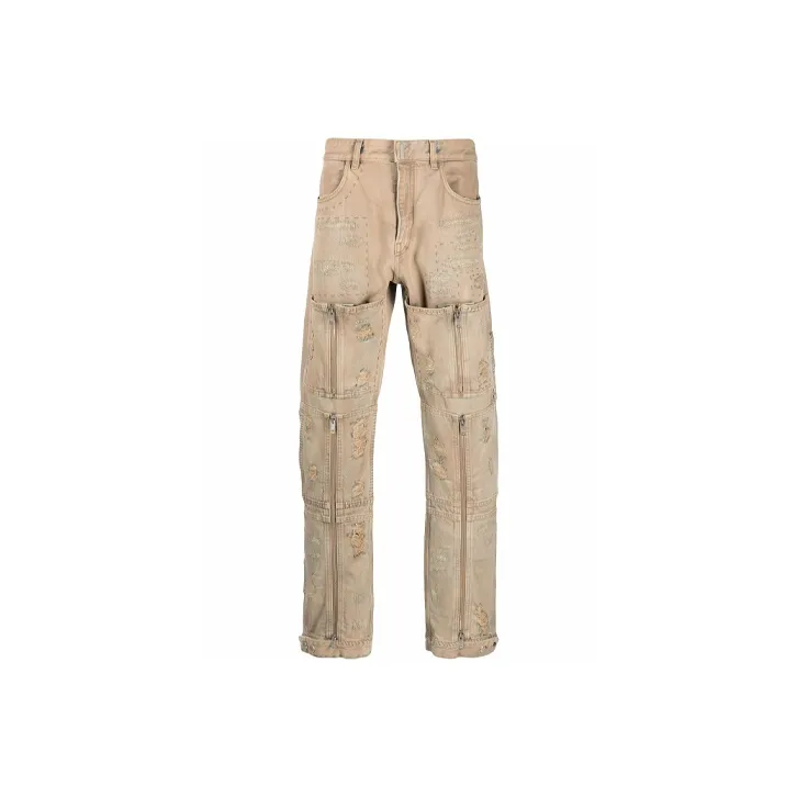 Givenchy Multi Zipped Pocket Straight Denim-0