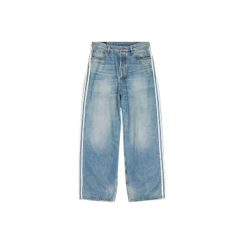 Balenciaga X Adidas Large Denim Baggy Pants