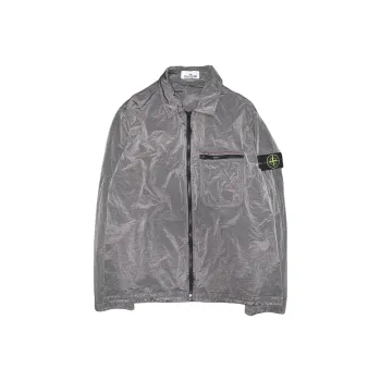 STONE ISLAND Zip up Shirt Jacket