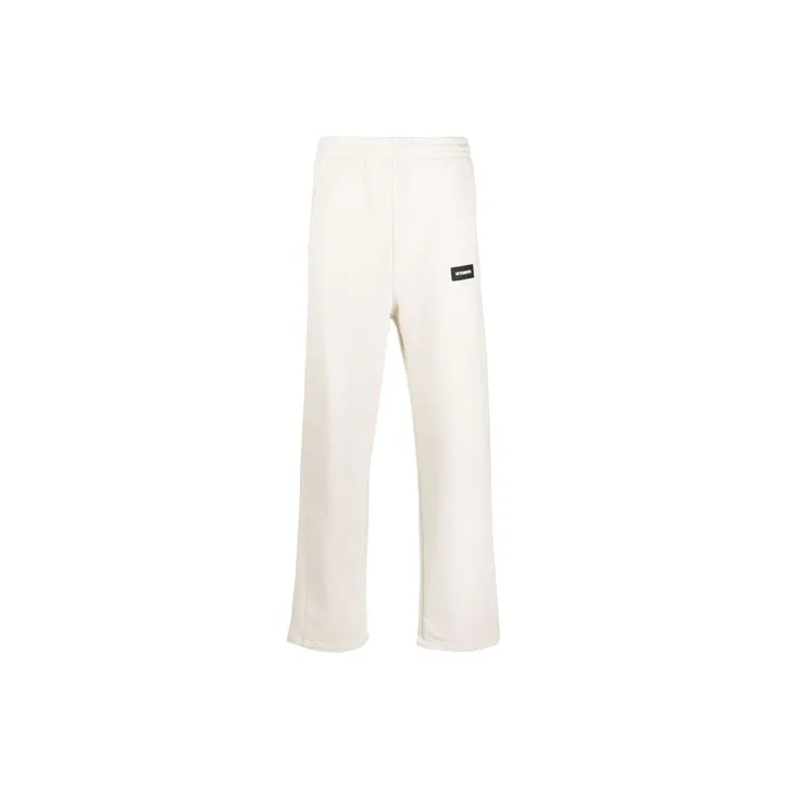Vetements Logo Patch Tapered Leg Sweatpants-0