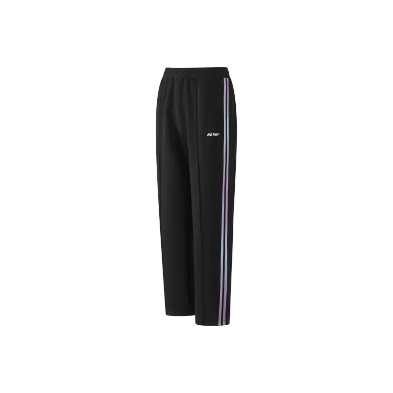 Nerdy Knitted Sweatpants Unisex Black-0