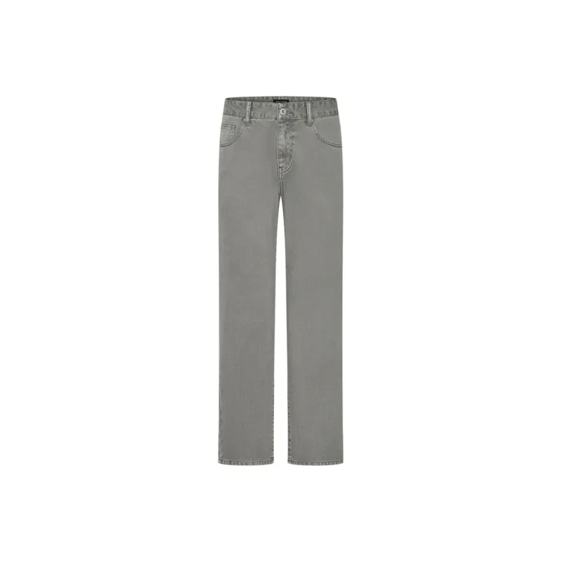 URBAN REVIVO Jeans Men's Gray Green-0