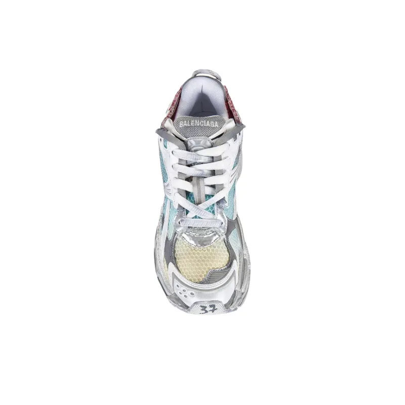 Balenciaga Runner Low Top Chunky Sneakers Women's Multicolor-4