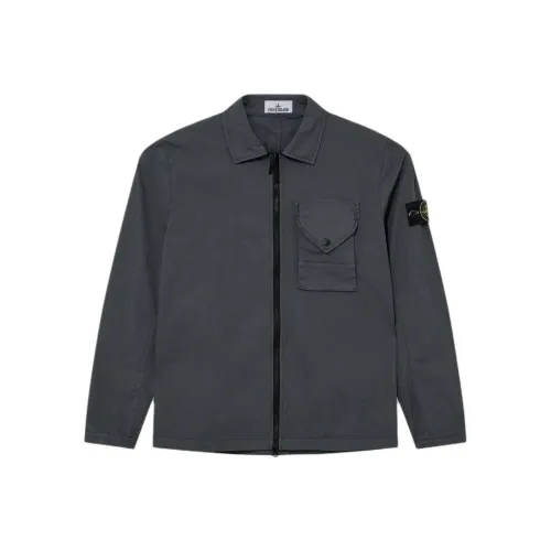 STONE ISLAND Jackets Coats Men's Dark Gray
