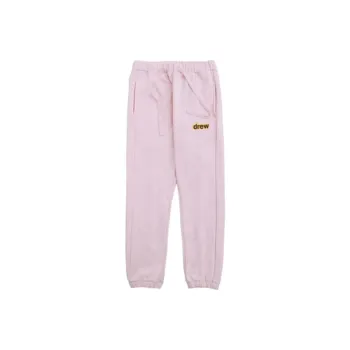 Drew House Letter Logo Series Knitted Sweatpants Unisex Pink