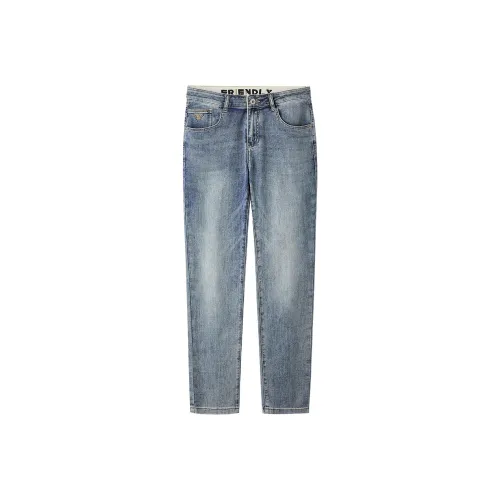 HLA Jeans Men's Blue Gray Denim Gradient Medium 31