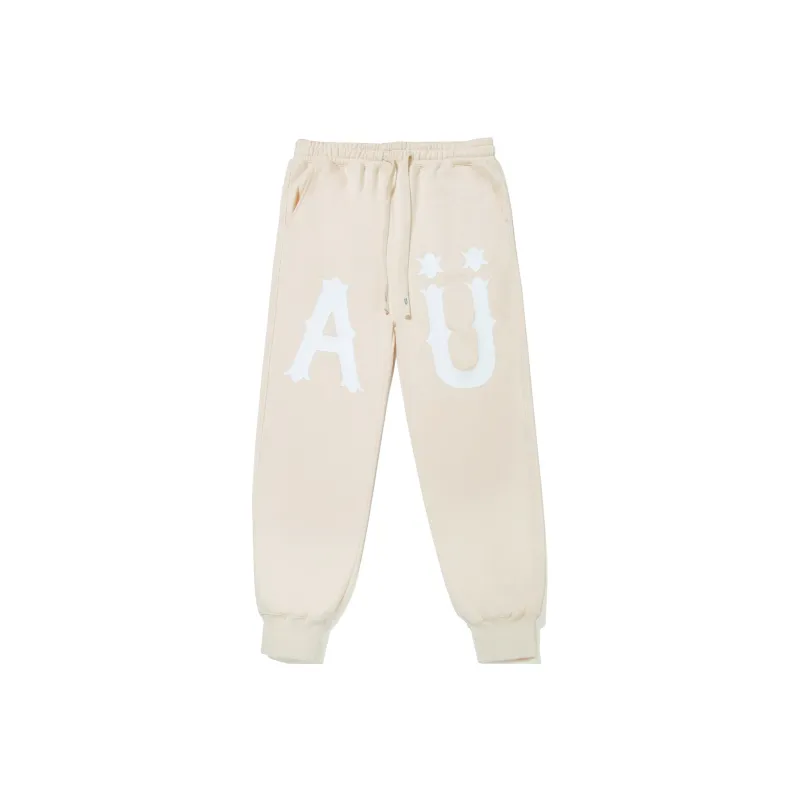 Guuka Knitted Sports Pants Men's Custard-0