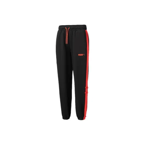 PUMA Knitted Sports Pants Men's Black