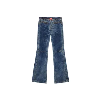 DIESEL D Gen Bleached effect Bootcut Jeans