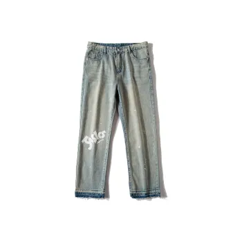 Jaslcs Jeans Men Vintage Blue
