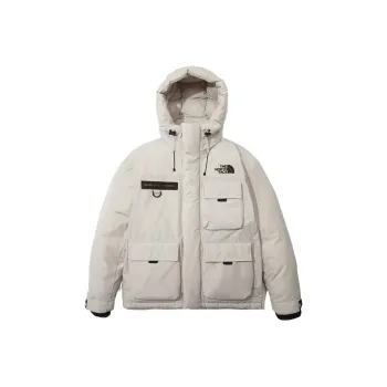 THE NORTH FACE Down Jackets & Coats Unisex White Sand