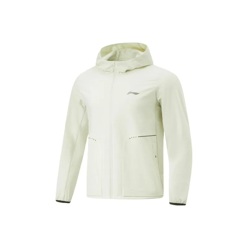 LiNing Running Collection Trench Coat Men's Light Tea Green-0