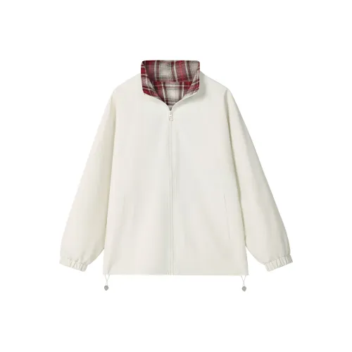 ZONEiD Jackets Coats Unisex Ecru