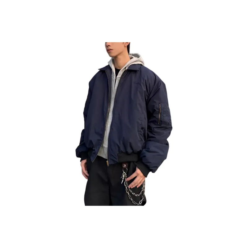 GY.VG Jackets Coats Unisex Navy Blue-0