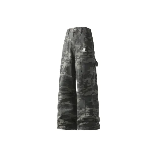 R.super Jeans Unisex Camouflage