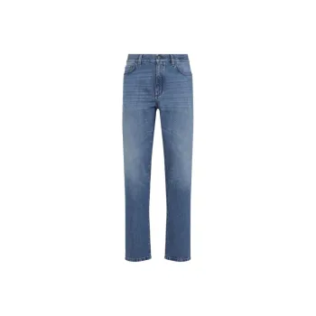Ermenegildo Zegna Logo Patch City Jeans