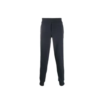 Moncler Knitted Sweatpants Men Dark Blue