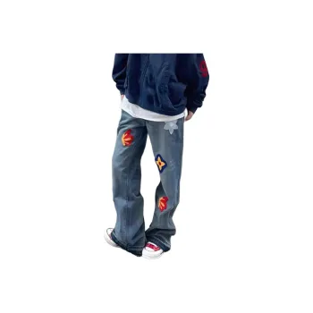 FOMOCE Jeans Unisex Blue