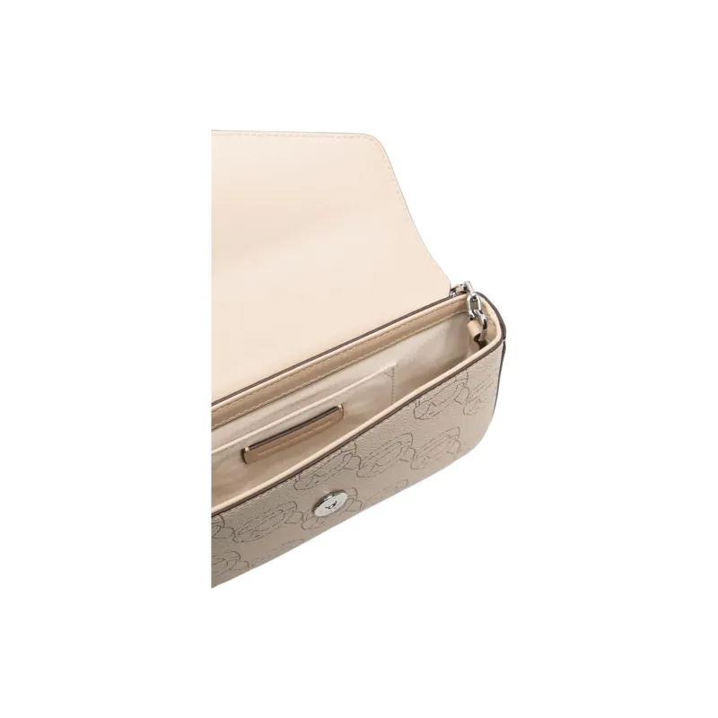 KARL LAGERFELD IKON Polyurethane Shoulder Bag Women's Beige-3
