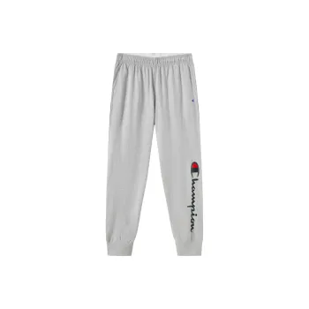 Champion Knitted Sweatpants US Version Unisex Light Gray