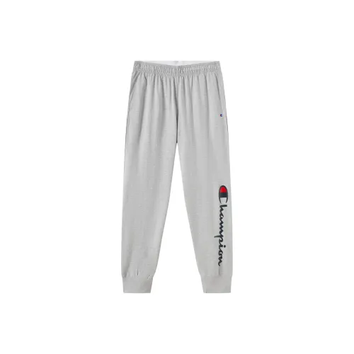 Champion Knitted Sweatpants US Version Unisex Light Gray