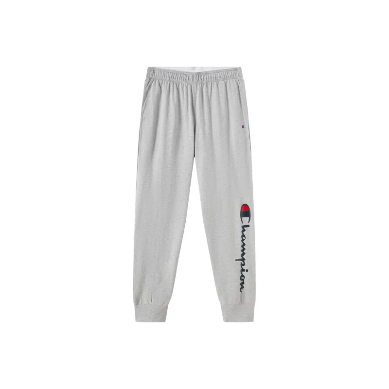 Champion Knitted Sweatpants US Version Unisex Light Gray-0