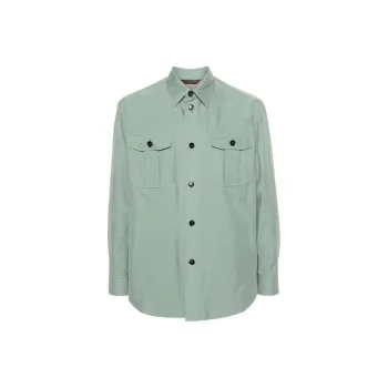Brioni Safari-pocket Silk Shirt Jacket