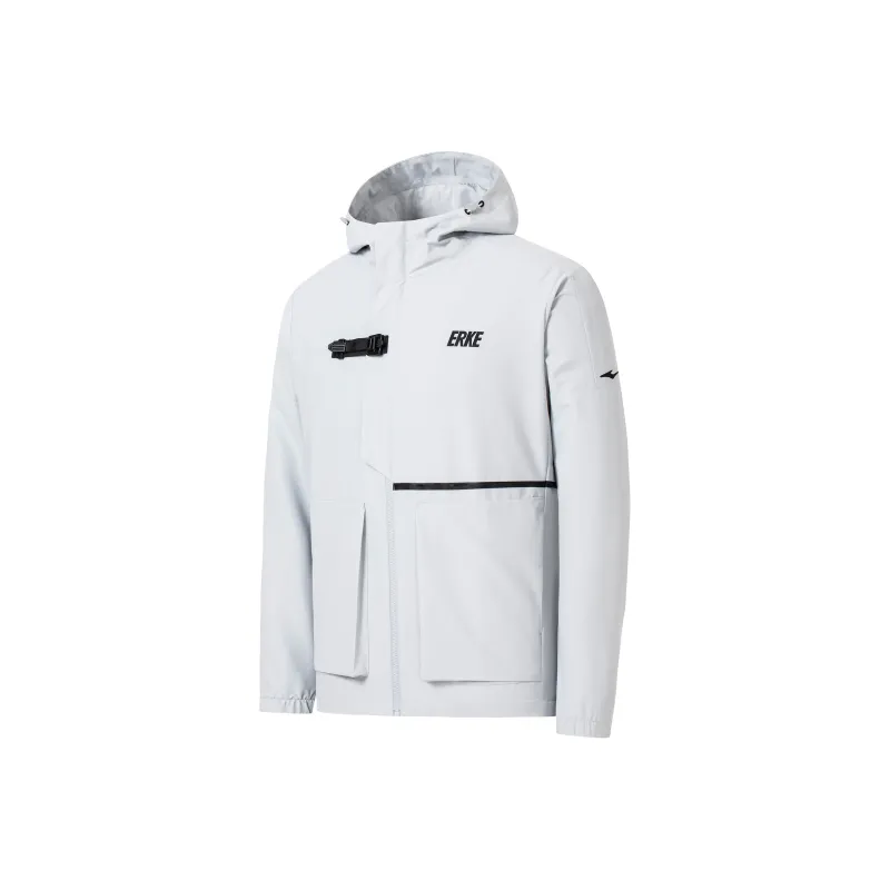Erke Trench Coats Men Cloud Gray-0