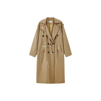 Non Allergic Trench Coat Unisex Khaki