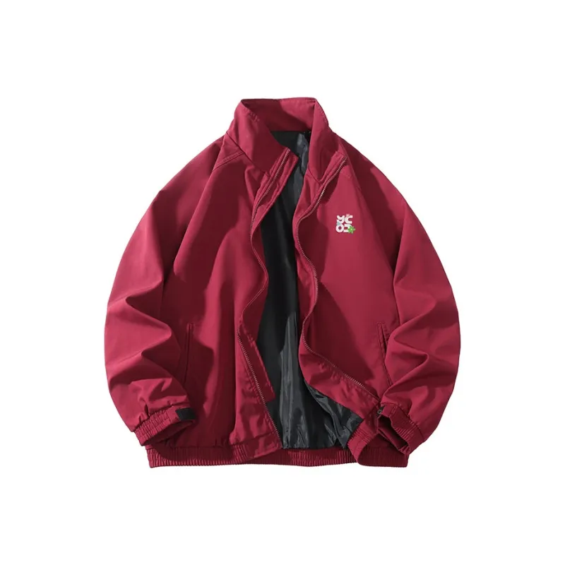 YOSICIL Jackets Coats Unisex Burgundy-0