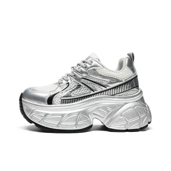 ZHR Chaser Of The Light Abrasion Resistant Height Increasing Low Top Chunky Sneakers Women's