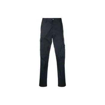 STONE ISLAND Cargo Pants Men Navy Blue