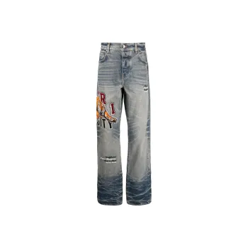AMIRI Varsity Tiger Straight leg Jeans