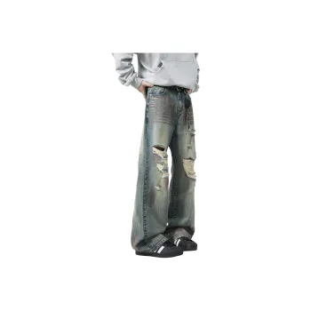 ACHS AWAKE Jeans Unisex Vintage Blue