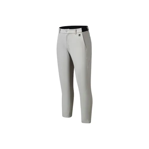 FILA Athletics Knitted Sweatpants Men Gray Brown Khaki