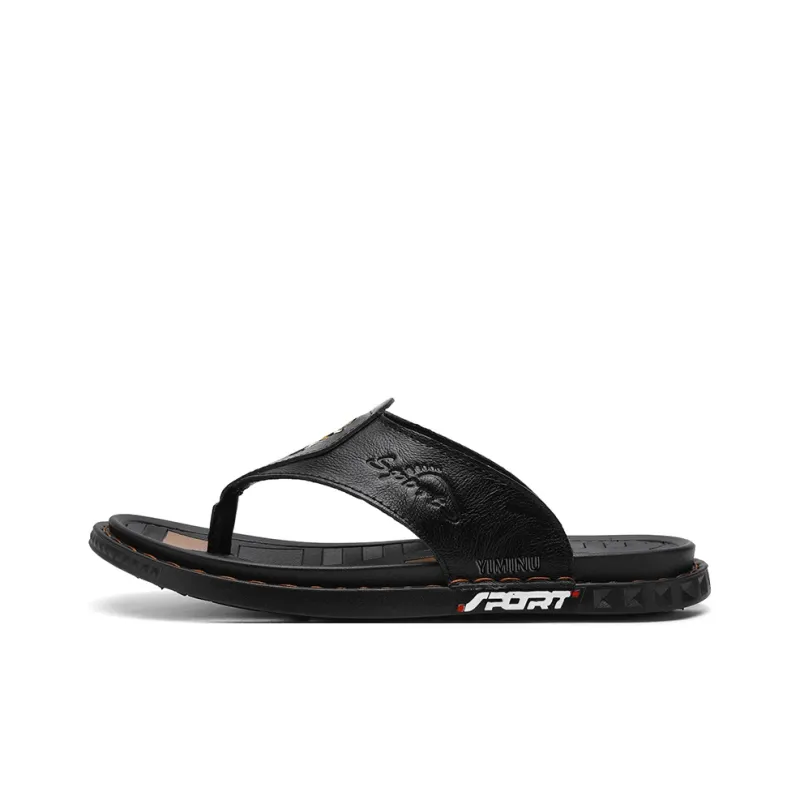 Eminu Rubber Sole Quick Dry Flip Flops Men's-0