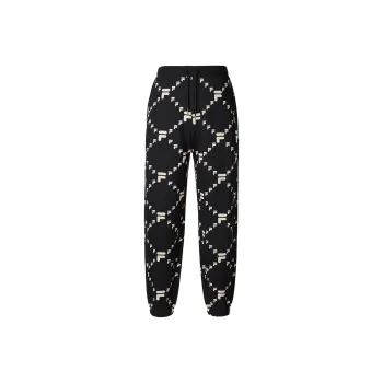 FILA FUSION TOKYO STUKIO Knitted Sports Pants Men's Pitch Black
