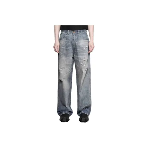 RAYSHOW Jeans Men Blue