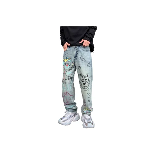 FUERZA Jeans Unisex Blue