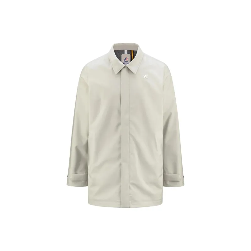 K WAY Jackets Coats Men's Beige-0
