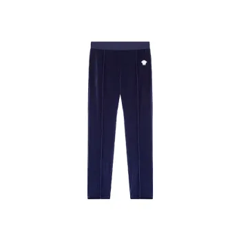 VERSACE Knitted Sweatpants Men Blue