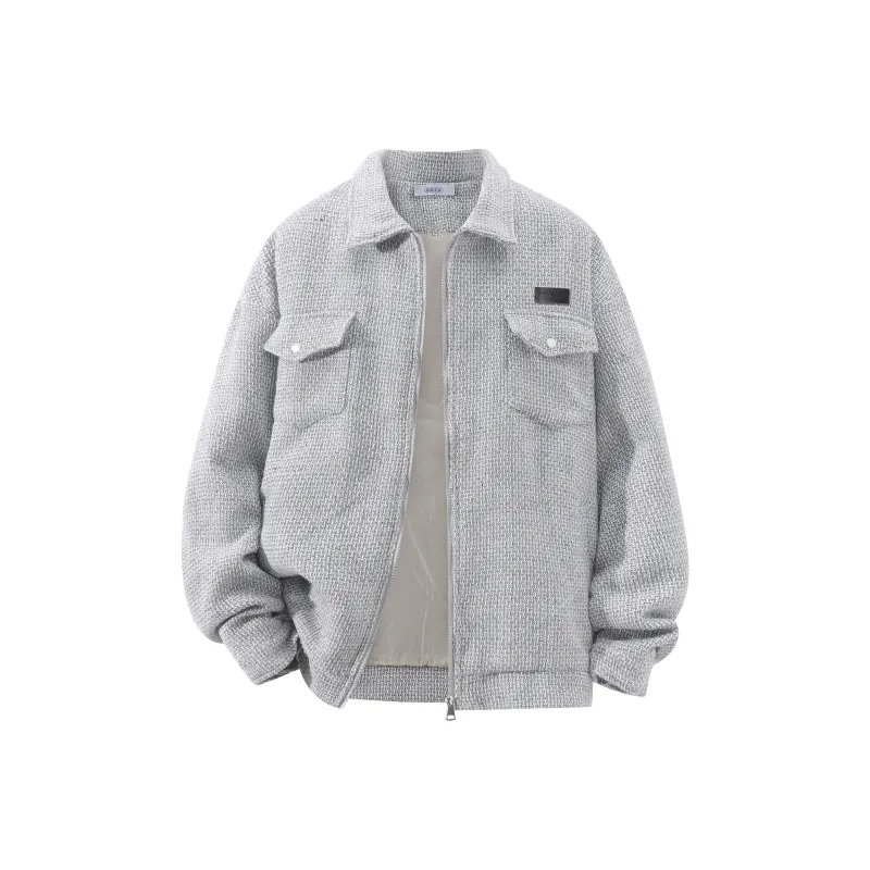 OGEK Jackets Coats Unisex Gray White-0