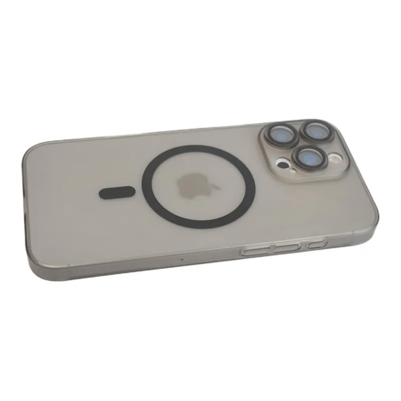 Sopi Acrylic Material Mist Skin Matte Magnetic Phone Cases Compatible With IPhone 16/15 Pro Max/Apple 13/14 Pro/Max-11