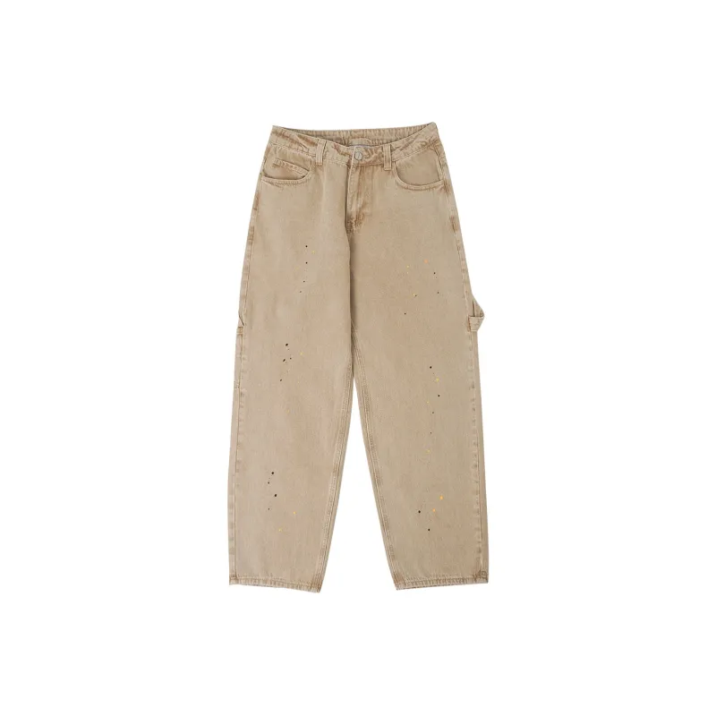 LUJIAMEN Jeans Unisex Khaki-0