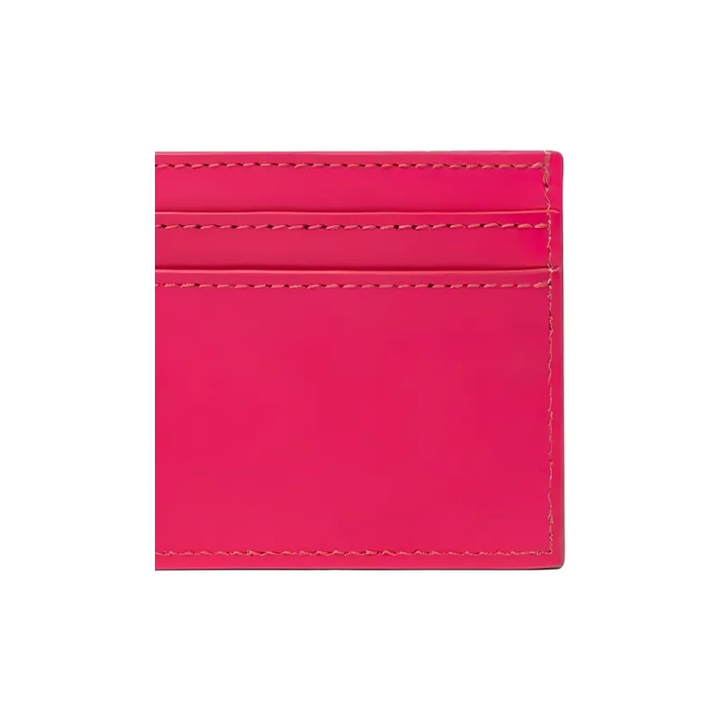 FANSIZHE Greca Goddess Cow Leather Wallet Card Holder Card Holder Women's Pink-3