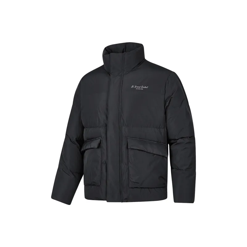 Skechers Sports Alliance Series Puffer Jacket Unisex Carbon Black-0