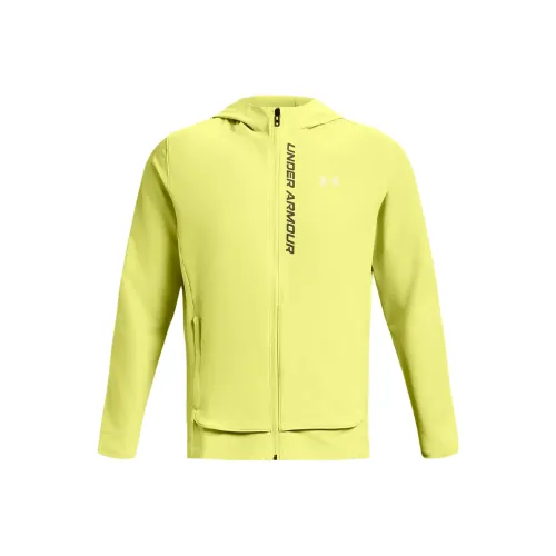 Under ritmo armour UA OutRun The Storm Jackets & Coats Men's Yellow