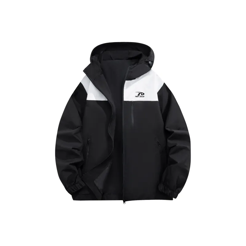 T&D JOJO Jackets Coats Unisex Black-3