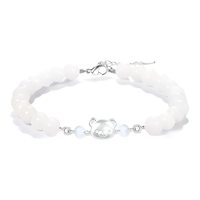 Muyan White Jade Bodhi Bracelets Women's-0