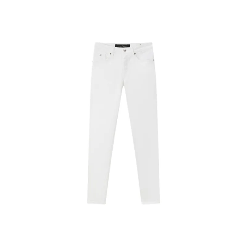 JOHN RICHMOND Vintage Straight Fit Jeans Men's Raw White-0